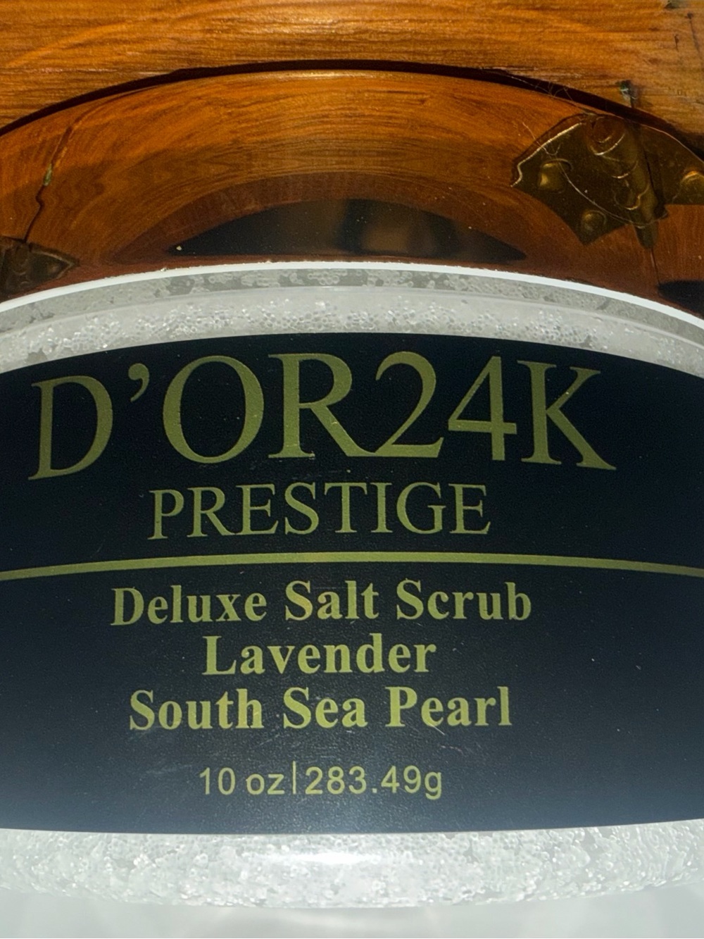 D'OR24K Prestige Deluxe Salt Scrub - Lavender South Sea Pearl